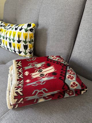 Tappeto Kilim in Cotone Etnico Vintage 60x90