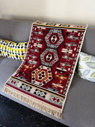 Tappeto Kilim in Cotone Etnico Vintage 60x90