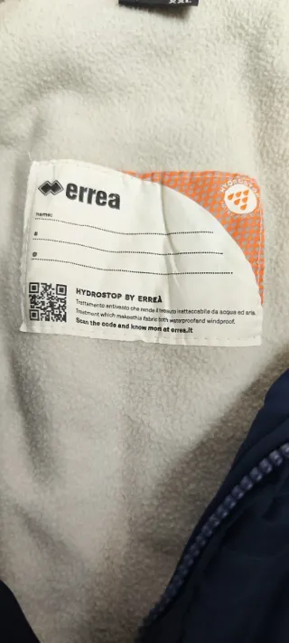 Chaqueta Errea Térmica Azul Marino