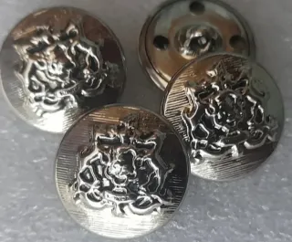 Lote 10 botones metal- 7 modelos
