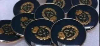 Lote 10 botones metal- 7 modelos