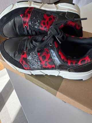 Zapatillas Gioseppo negras y rojas