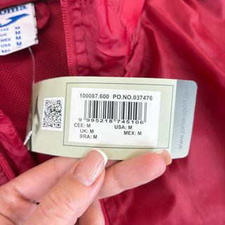 Joma Niños Chaqueta, Rojo, M