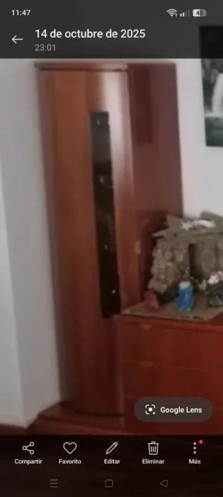 Mueble bar de madera