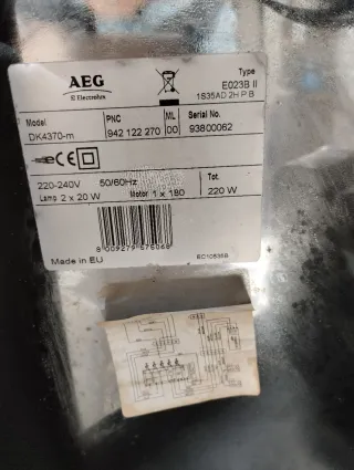 Campana Extractora AEG (Electrolux)