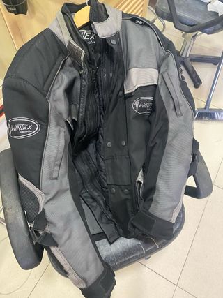 Chaqueta Moto Wintex Allweather Negra/Gris