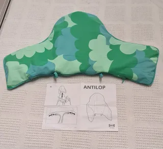 Trona alta IKEA Antilop con bandeja y reposapies