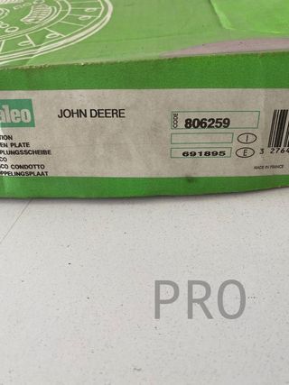 Disco Embrague tractor John Deere 806259
