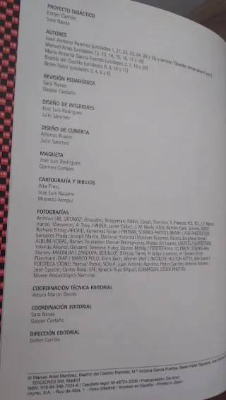 HISTORIA DEL ARTE 2 BACHILLERATO, SM