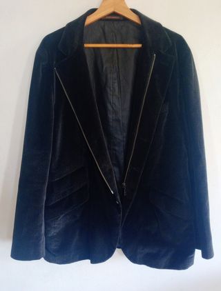 Blazer Adolfo Domínguez Negro Talla XL
