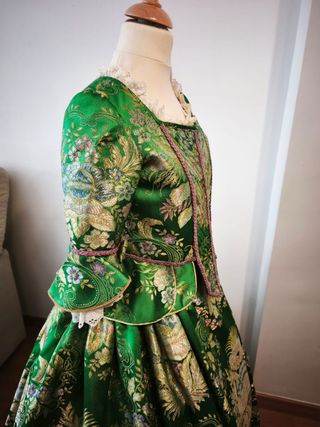 Traje Fallera Verde Talla M Poco Uso