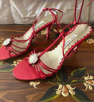 Sandalias Pedro Miralles Rojas con Joya