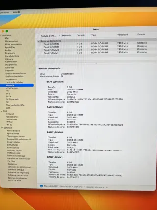 Ordenador Apple IMAC Retina 5K 27 2017