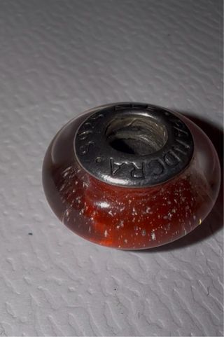 Pandora Murano Glass Rojo Plata 925 ALE