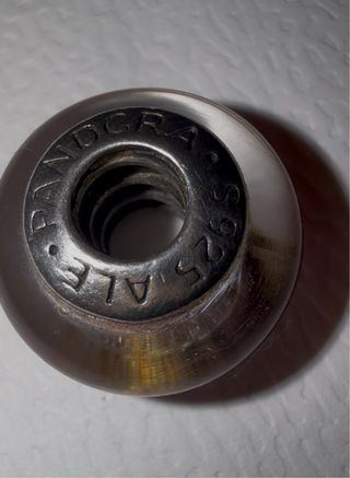 Pandora Murano Glass Rojo Plata 925 ALE