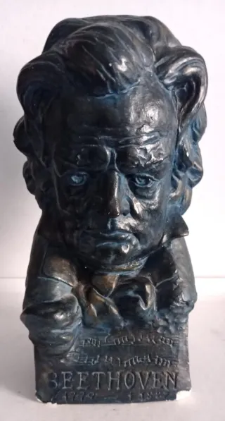 Figura Beethoven efecto bronce