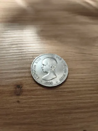 Moneda Alfonso XIII 1888