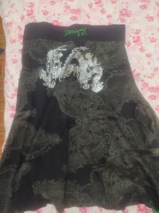 Falda estampada dragones Desigual