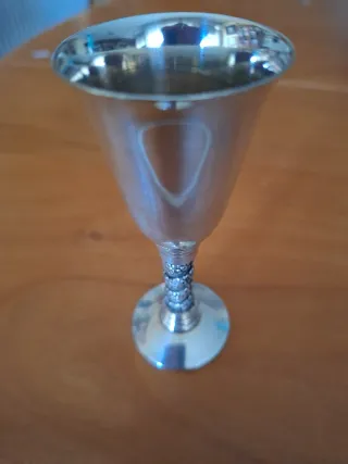 Copa de visiuc plateada