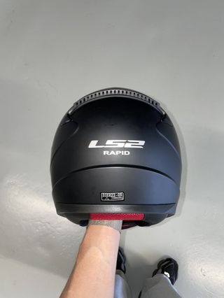 Casco Moto LS2 Rapid Negro