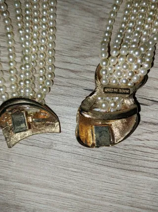 Collana alta bigiotteria vintage donna girocollo