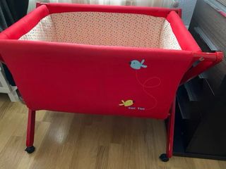 Mini cuna Tuc Tuc roja