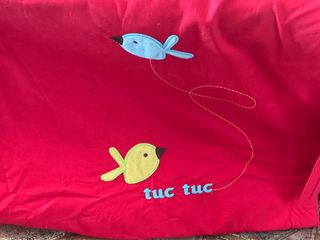 Mini cuna Tuc Tuc roja