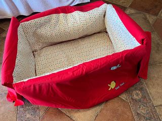 Mini cuna Tuc Tuc roja