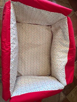 Mini cuna Tuc Tuc roja