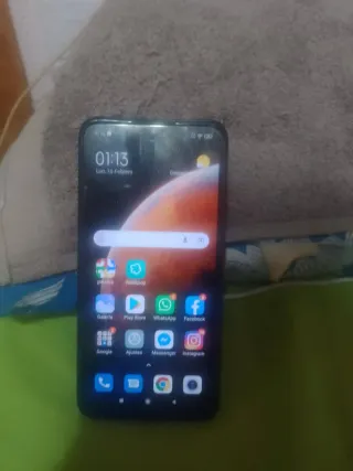 Móvil Xiaomi Negro/Azul.