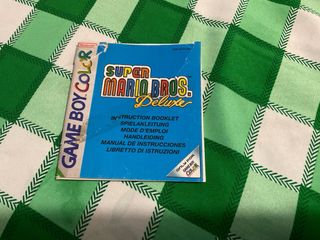 Libretto Super Mario Bros Deluxe Game Boy Color