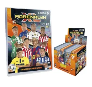 50 Sobres + Álbum Adrenalyn La Liga 2025-26