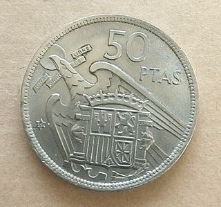 50 Pesetas 1957 *59 EC