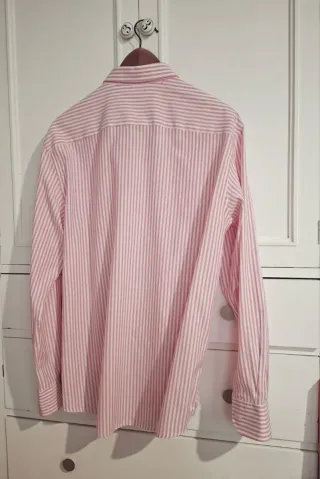 Camisa Rayas Rosas Talla L