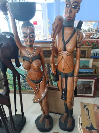 Piezas artesanales de madera