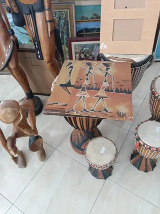 Piezas artesanales de madera