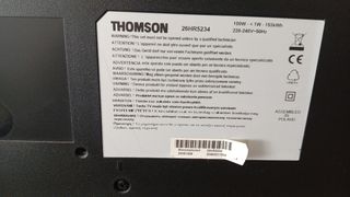 Televisión Thomson Negra