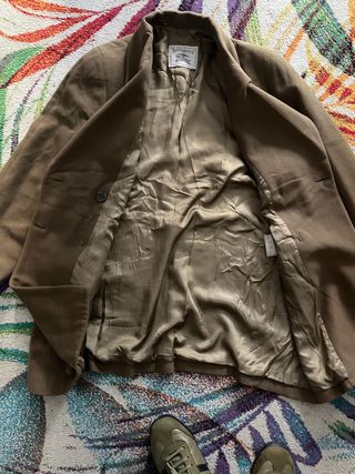 Abrigo de Lujo Burberry Cachemira Talla L