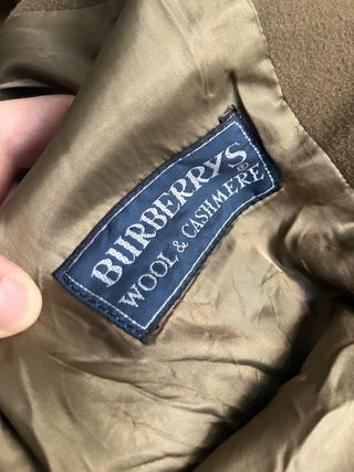 Abrigo de Lujo Burberry Cachemira Talla L
