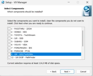 VXDIAG VCX NANO Diagnóstico OBD GM/OPEL GDS2