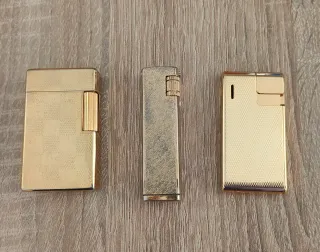 Accendini antichi dorati anni '80