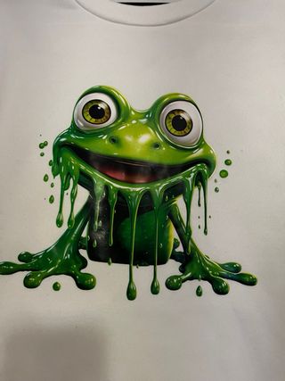 Sudadera estampado Rana. Talla Única