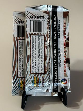 Sobres cromos fútbol Liga Edición Platino 2006