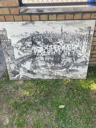 Lámina Sevilla antigua