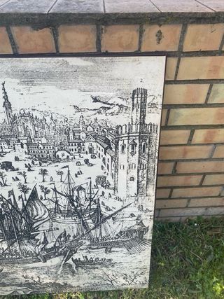 Lámina Sevilla antigua