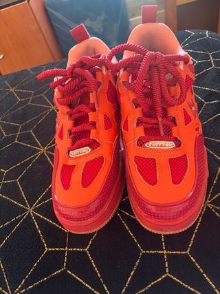 Zapatillas Louis Vuitton Hombre Naranja Rojo