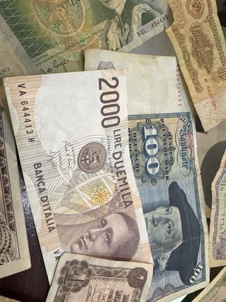 Lotes de Billetes Antiguos Varios Países