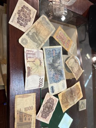 Lotes de Billetes Antiguos Varios Países