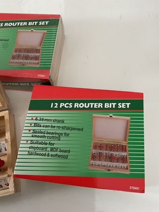 Set 12 Punte per Fresatrice