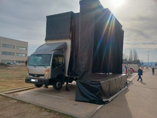 Camión escenario 3500kg disco móvil